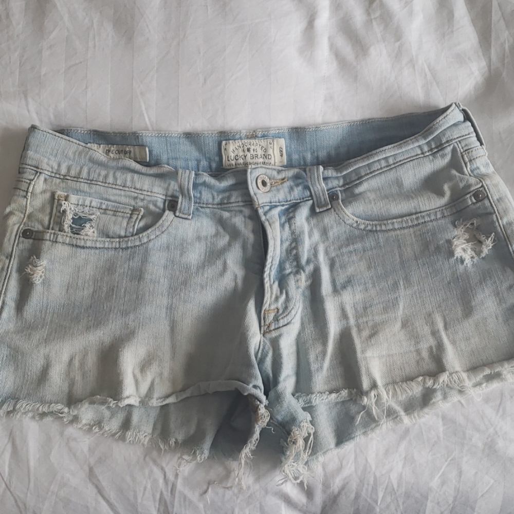 Lucky Brand - The cutoff denim shorts